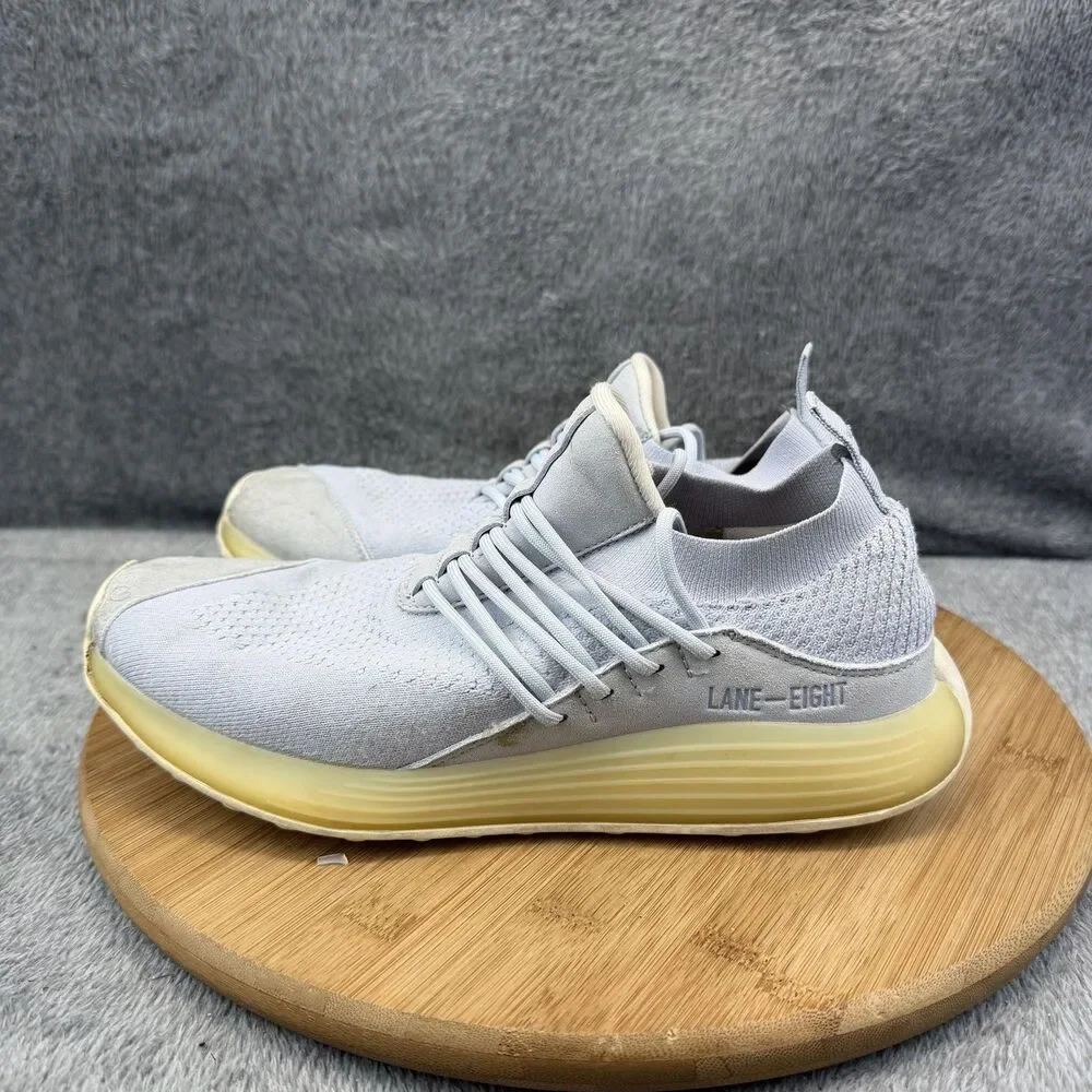 LANE-EIGHT AD1022 Shoes Womens Size 8 Gray Knit Running Training Sneakers